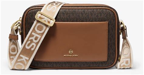 michael kors logo bag with zipper|Michael Kors logo strap crossbody.